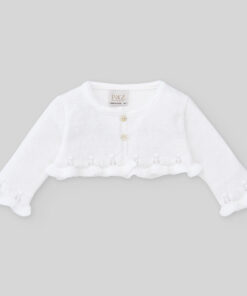 Cardigan Corto Bianco Paz Rodriguez