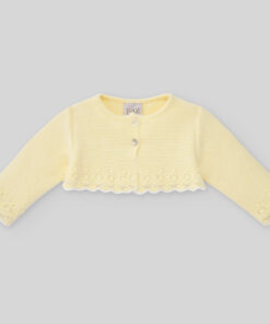 Cardigan Corto Giallo Paz Rodriguez