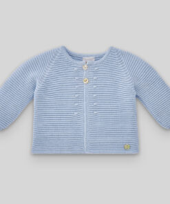 Cardigan Lungo Azzurro Paz Rodriguez