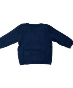 Alternative view of Cardigan Blu e Panna Pure