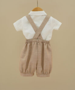 Alternative view of Completo 2 Pezzi Beige Ninnaoh