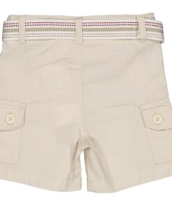 Alternative view of Bermuda in cotone beige Birba cargo