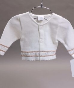 Cardigan Panna e Tortora Pappa e Latte