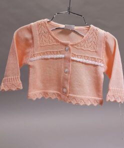 Cardigan Pesco e Bianco Pappa e Latte