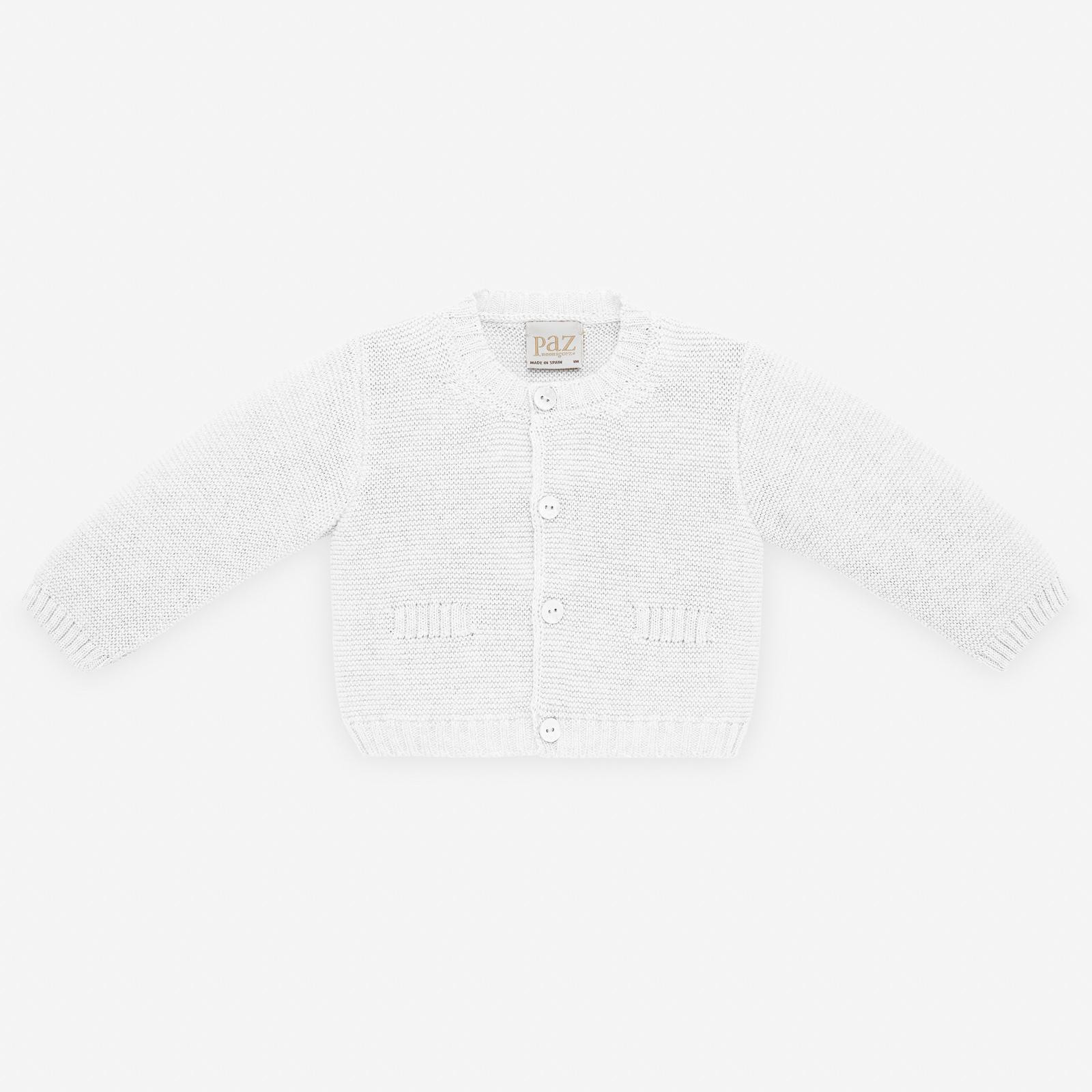 Cardigan Bianco Bottoncini Paz Rodriguez
