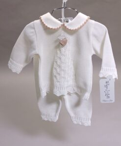 Completo Due Pezzi Panna e Tortora Pappa e Latte