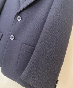 Alternative view of Giacca Blu Pure