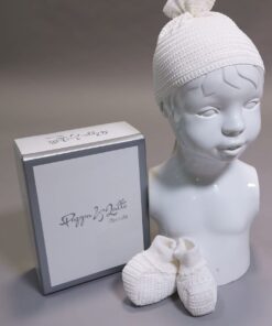 Cappello e Babbucce Bianco Pappa e Latte