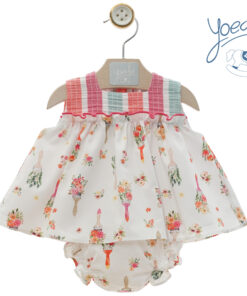 Completo due pezzi fiori Yoedu