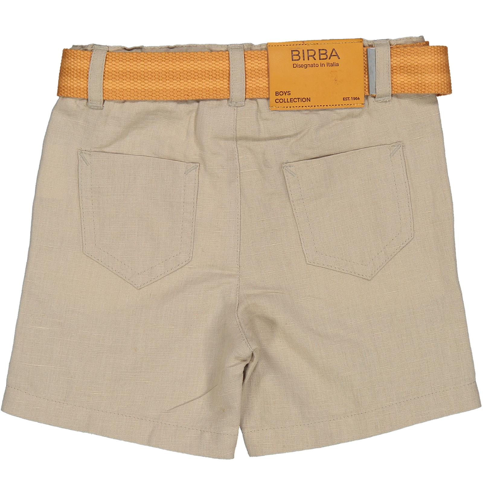 Bermuda beige con cintura Birba - immagine 2