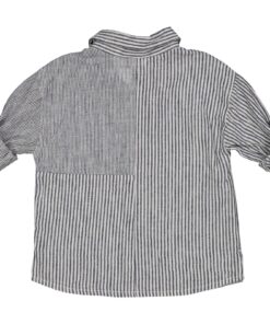 Alternative view of Camicia lino rigata Birba