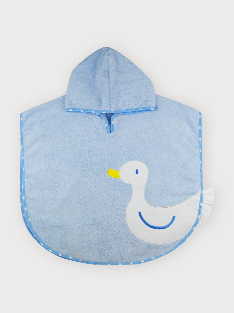 Poncho celeste oca Sardon