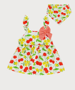 Vestito e bandana ciliegie Sardon