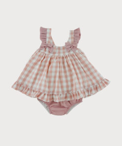 Completo due pezzi rosa con fiocchi Sardon