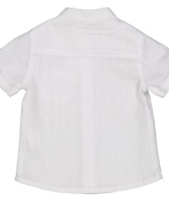 Alternative view of Camicia lino bianca Birba