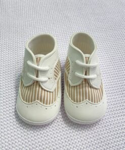 Scarpe culla a righe Ambarabà