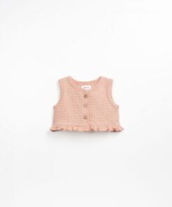 Top con bottoni Play Up