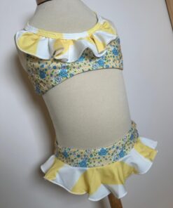 Alternative view of Bikini volant giallo e bianco Island Coco