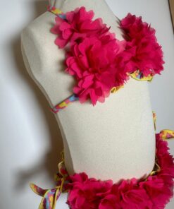 Alternative view of Bikini zig zag con petali Island Coco