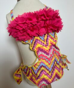 Alternative view of Trikini zig zag con petali Island Coco