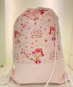 Sacco porta cambio fatina rosa