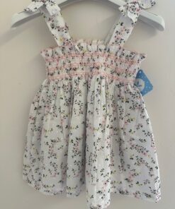 Vestito Sardon in plumetis con fiori