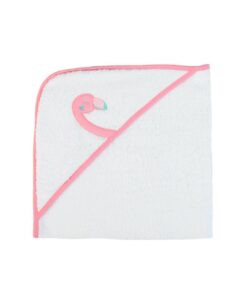 Triangolo bagnetto fenicottero rosa FS baby