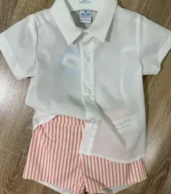 Alternative view of Completo due pezzi camicia e short Sardon