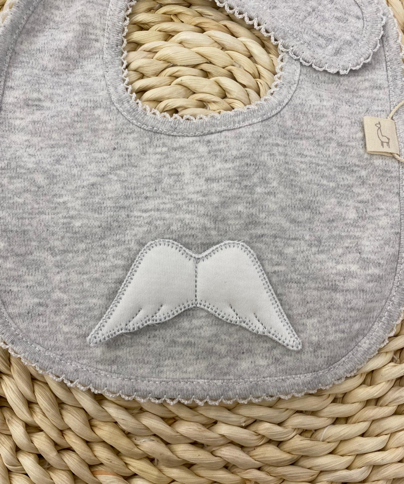Bavetta grigia ali Baby Gi - immagine 2