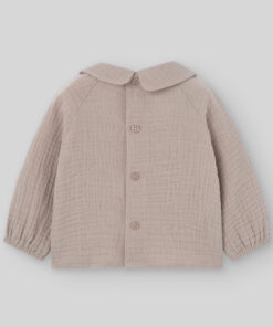 Alternative view of Camicia Beige Paz Rodriguez