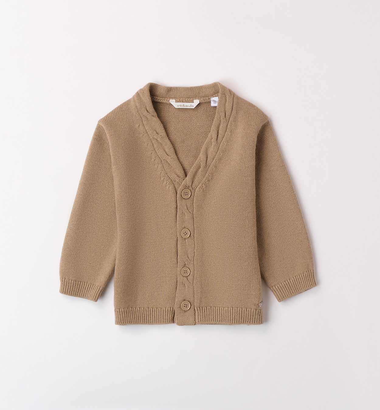 Cardigan tortora Minibanda