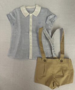 Completo 2 pezzi Salopette e camicia Marta Y Paula