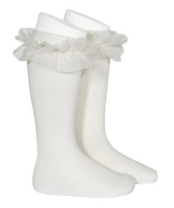 Calzino alto tulle Condor