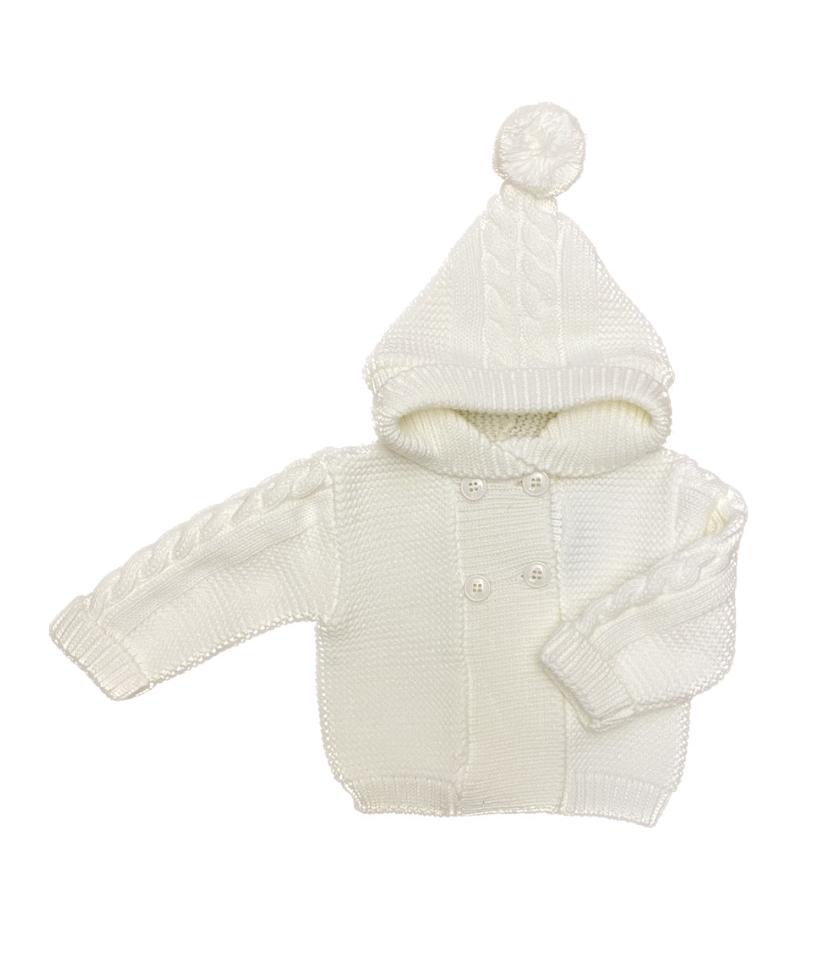 Cappottino panna pom pom Sardon