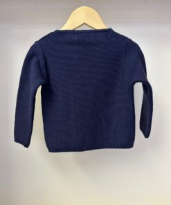 Alternative view of Cardigan doppiopetto blu Ambarabà