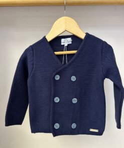 Cardigan doppiopetto blu Ambarabà