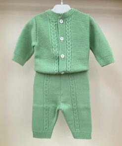 Completo due pezzi verde Pappa e Latte