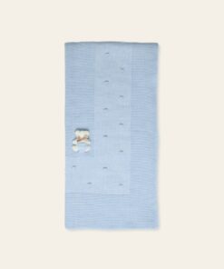 Copertina celeste con orsetto Mac Ilusion