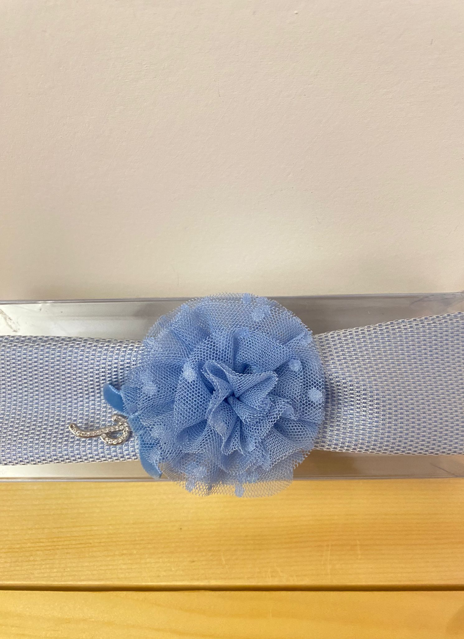 Fascia per capelli celeste Petit