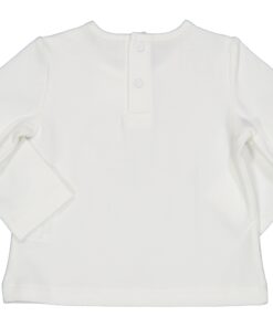 Alternative view of T-shirt bianca con cuore Birba