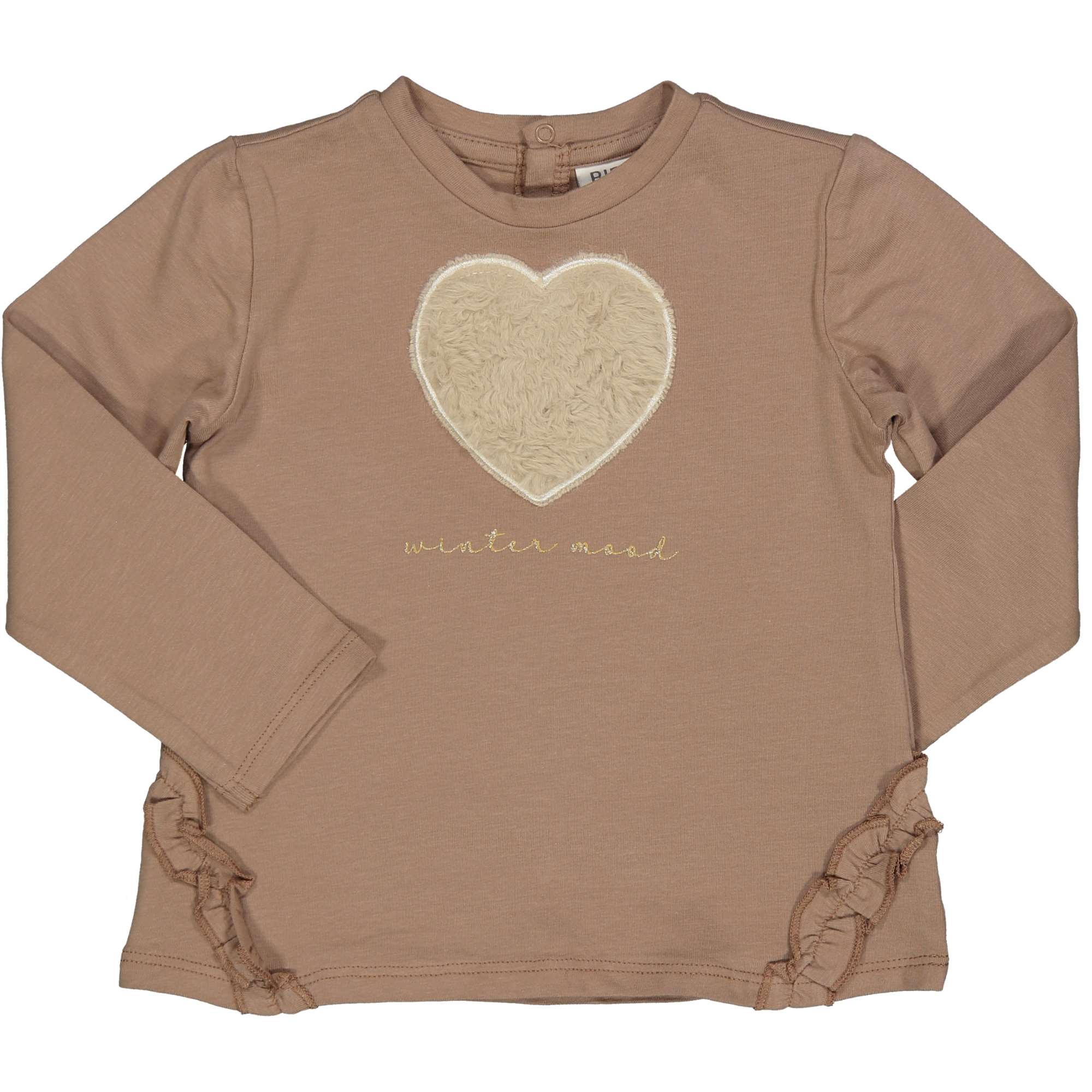 T-shirt marrone cuore Birba