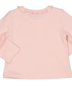 Alternative view of T-shirt rosa con tasca orsetto Birba