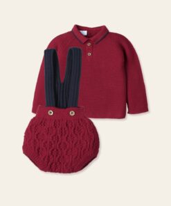Salopette con polo rosso e blu Mac Ilusion