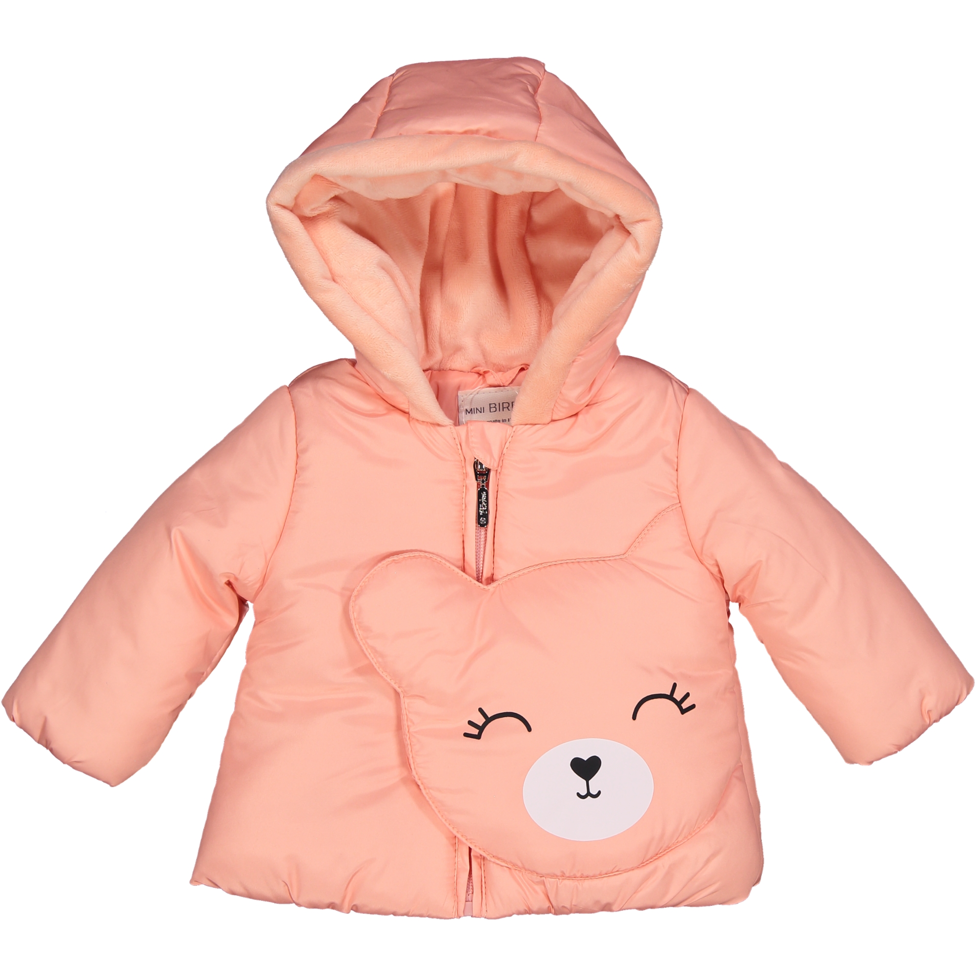Giubbotto rosa orsetto Birba