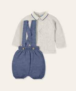 Salopette blu con polo Mac Ilusion