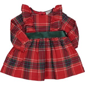 Vestito tartan rosso Birba