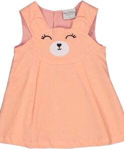 Vestito scamiciato orsetto rosa Birba