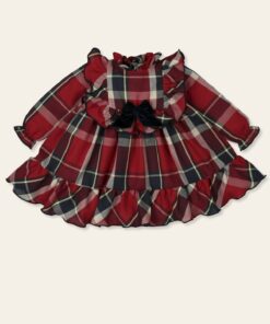 Vestito a quadri rosso Mac Ilusion