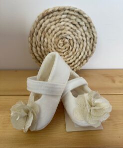 Scarpe culla rosellina Pure