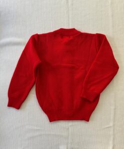 Alternative view of Cardigan rosso Ambarabà